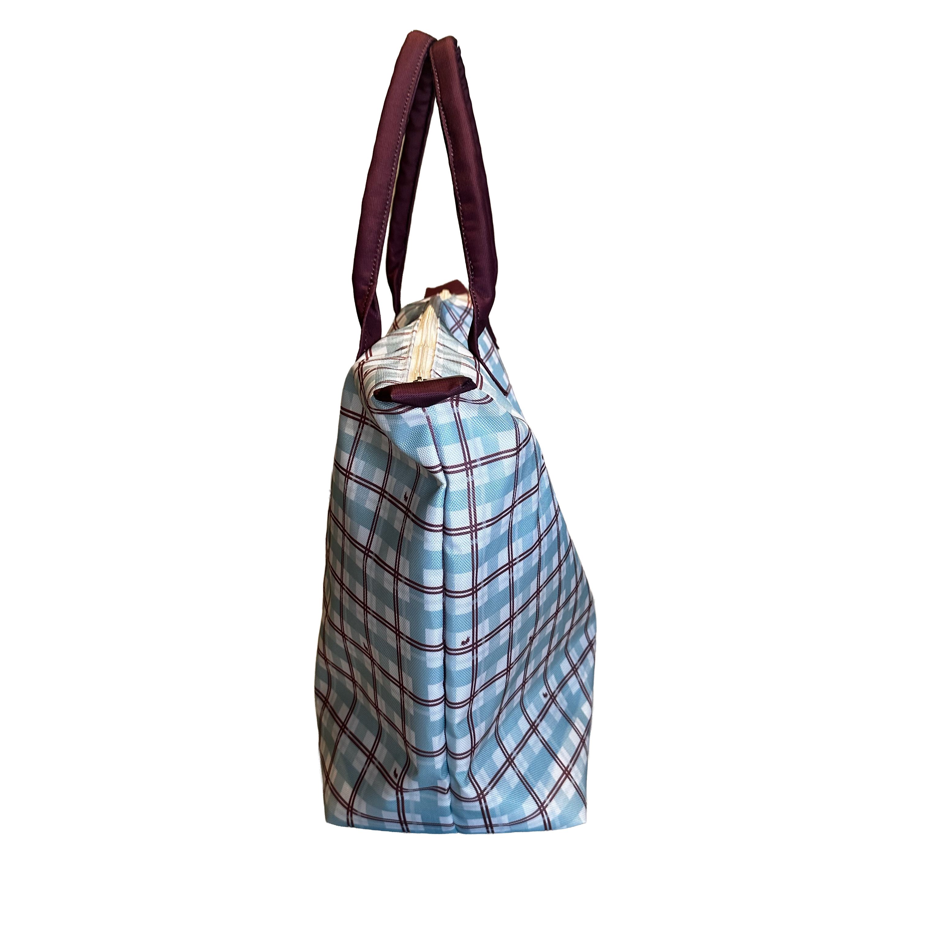 BOLSA TOTE GRANDE CON COSMETIQUERA AJEDREZ OCTAVA
