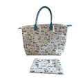BOLSA TOTE GRANDE CON COSMETIQUERA CARS