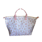 BOLSA TOTE GRANDE CON COSMETIQUERA RATONAS BAILARINAS