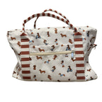 BOLSA DE VIAJE PERROS SALCHICHA UNISEX ROJO