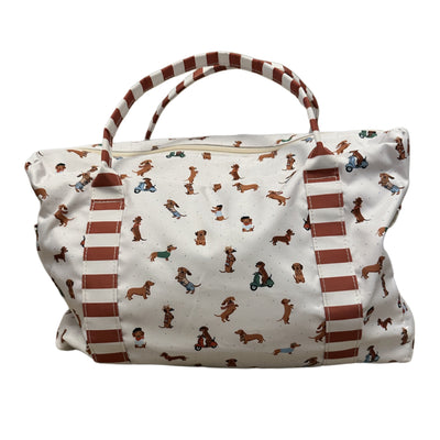 BOLSA DE VIAJE PERROS SALCHICHA UNISEX ROJO