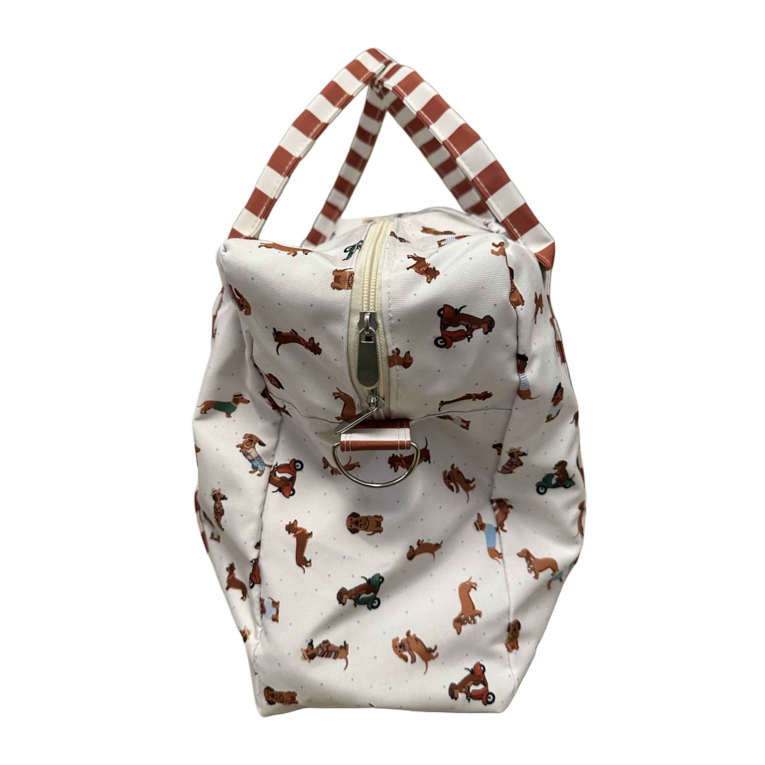BOLSA DE VIAJE PERROS SALCHICHA UNISEX ROJO