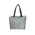 BOLSA CABE TODO GIGANTE FLORES AZULES