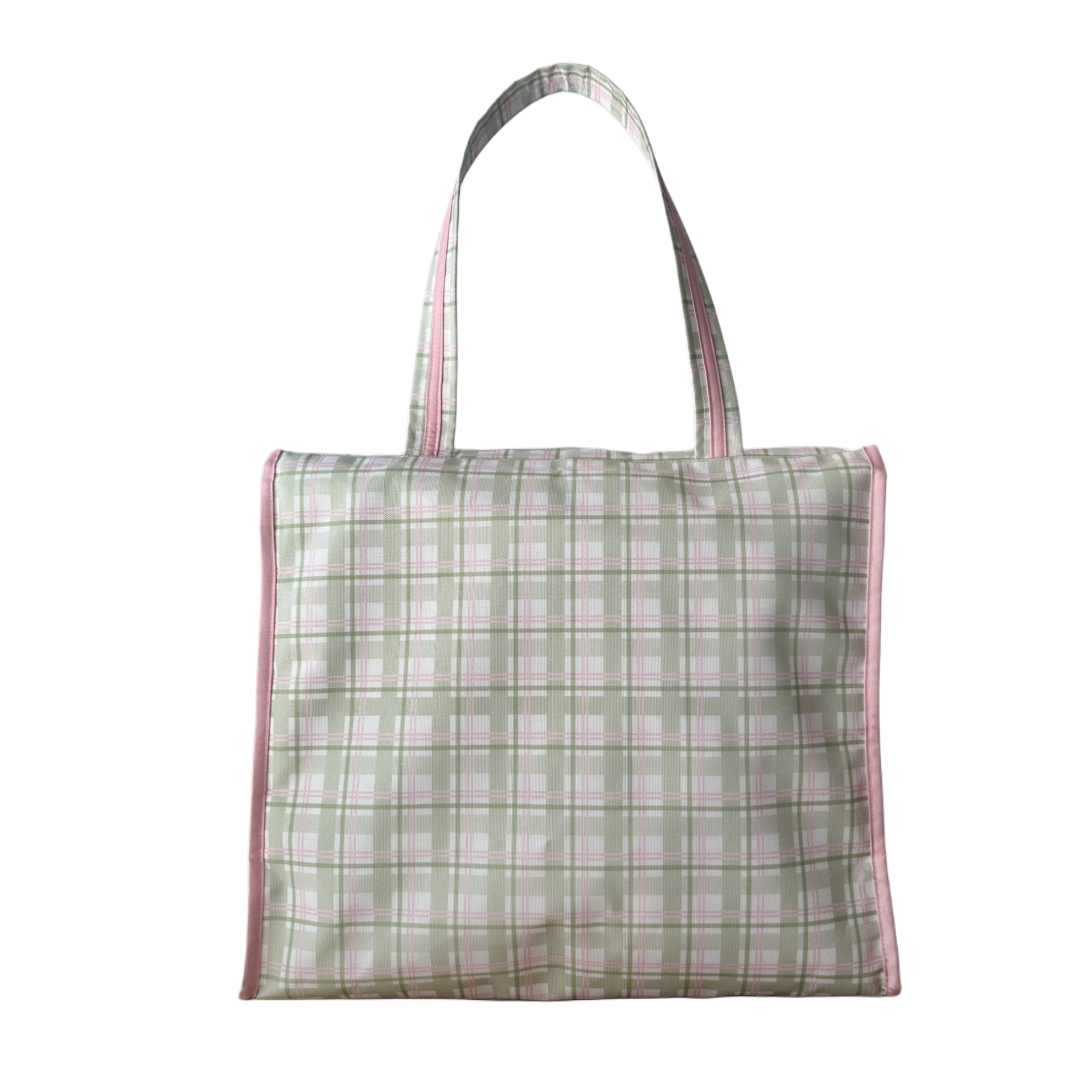 BOLSA CABE TODO GIGANTE AJEDREZ VERDE
