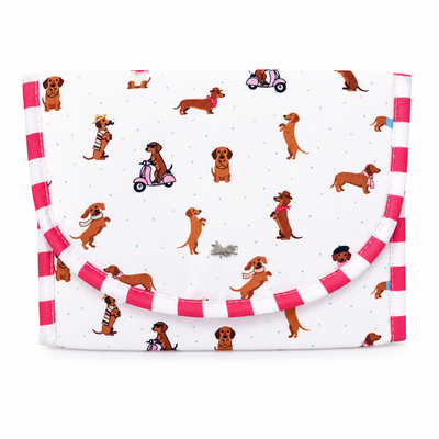 PORTA MOÑOS Y ACCESORIOS PERROS SALCHICHA NIÑA