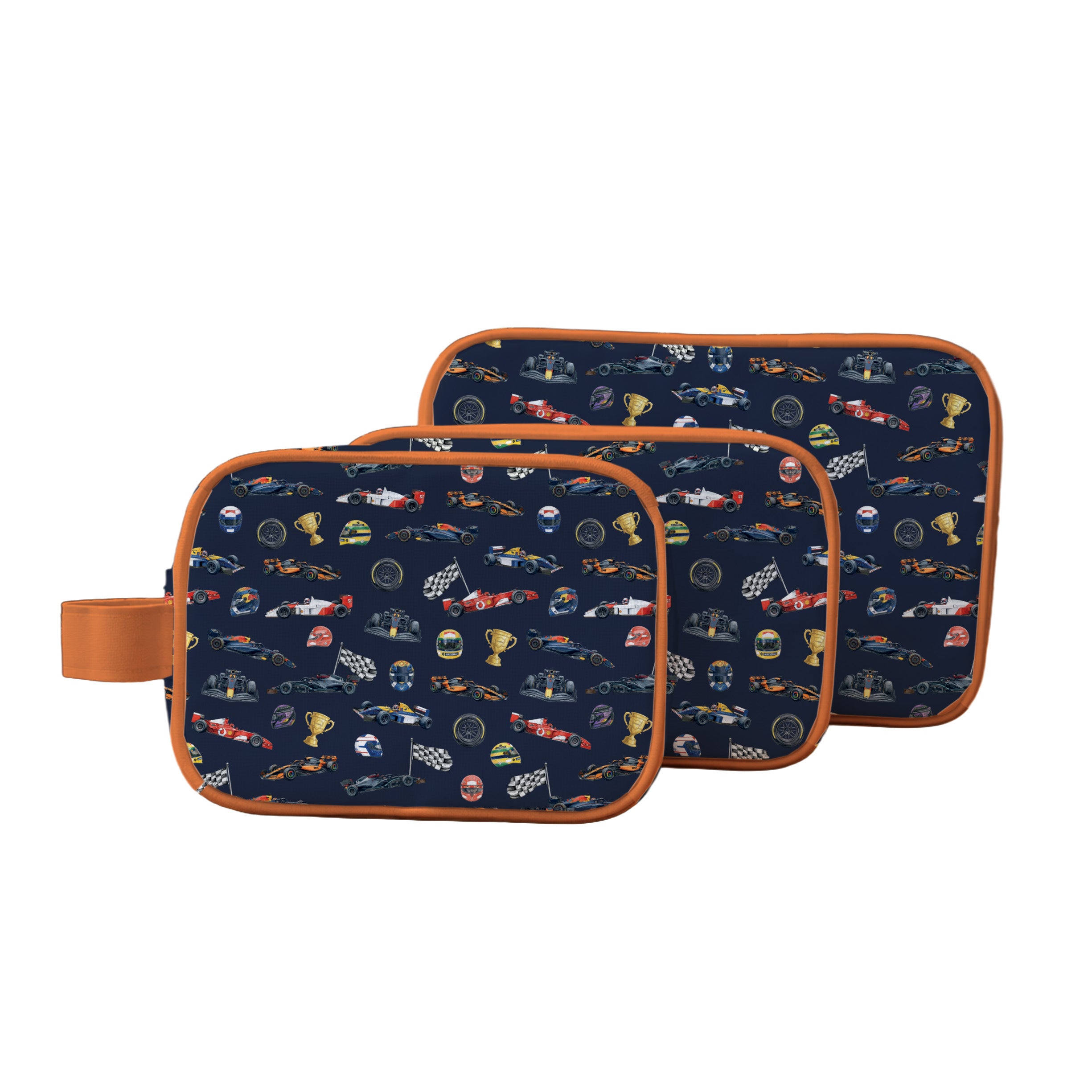 KIT 3 NECESERES OCTAVA CON ASA LATERAL