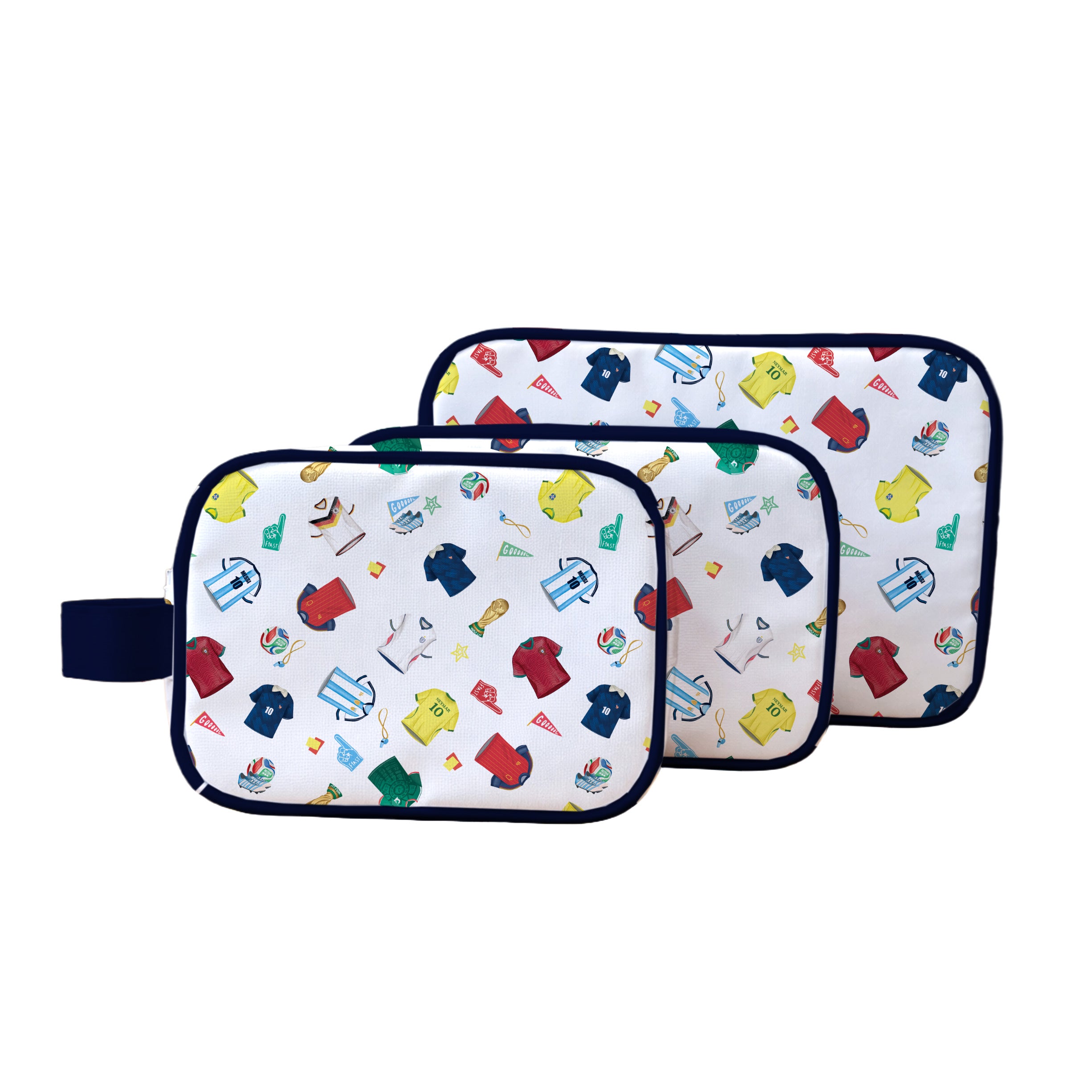 KIT 3 NECESERES OCTAVA CON ASA LATERAL