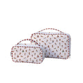 KIT 2 NECESERES ASA SUPERIOR PERROS SALCHICHA UNISEX ROJO