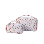 KIT 2 NECESERES ASA SUPERIOR PERROS SALCHICHA UNISEX ROJO