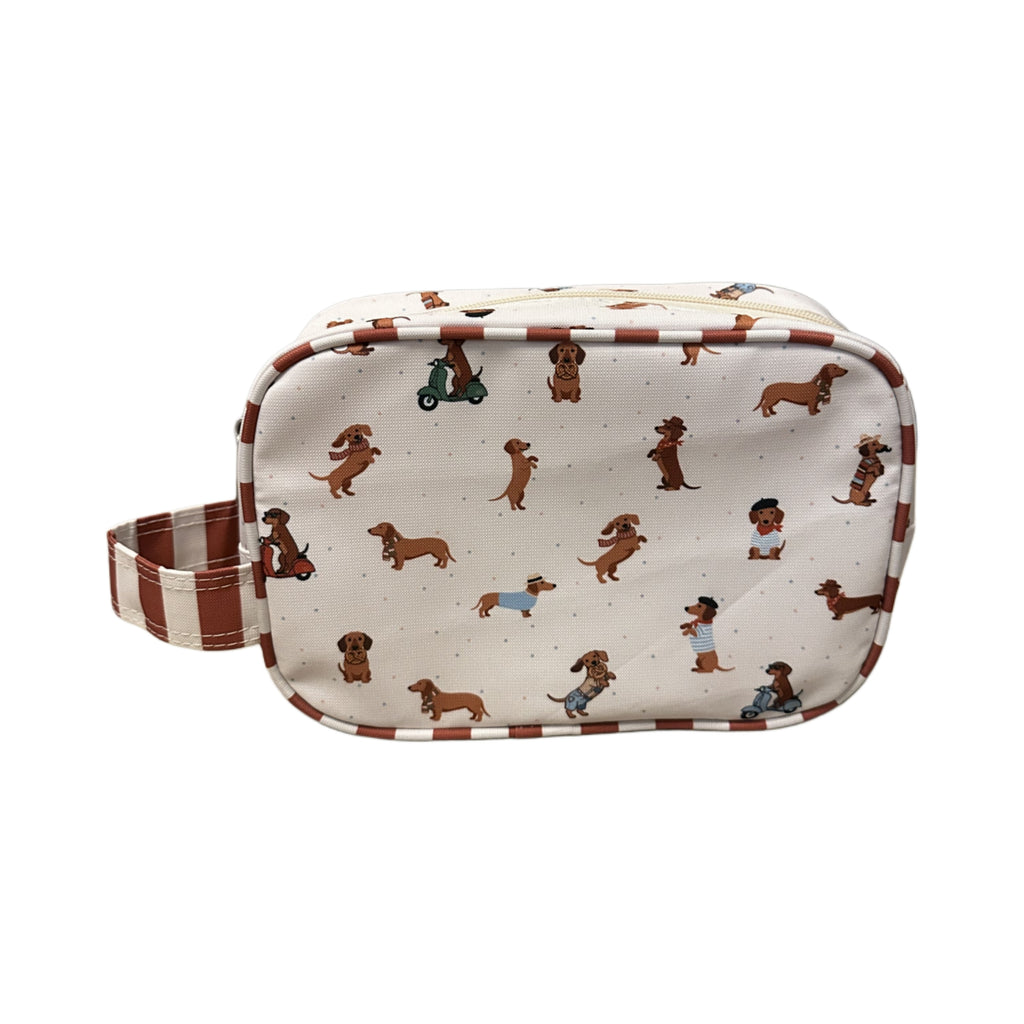 NECESER ASA LATERAL CHICO PERROS SALCHICHA UNISEX ROJO