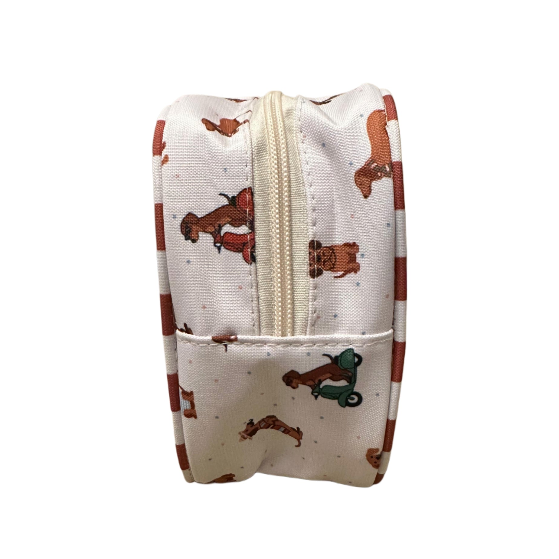 NECESER ASA LATERAL CHICO PERROS SALCHICHA UNISEX ROJO