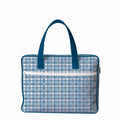 PAÑALERA RECTANGULAR AJEDREZ AZUL