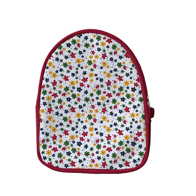 MOCHILA MINI BABY FLORES COLORIDAS