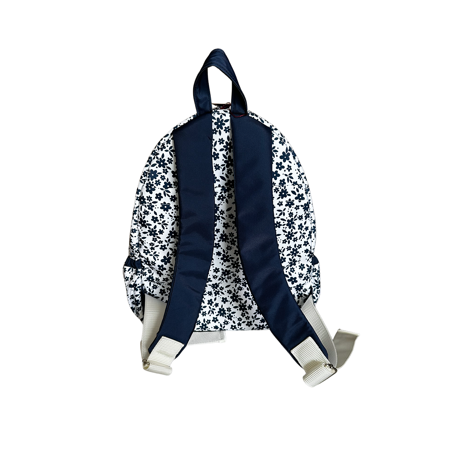 MOCHILA CLÁSICA FLORES AZULES