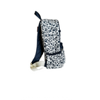 MOCHILA CLÁSICA FLORES AZULES