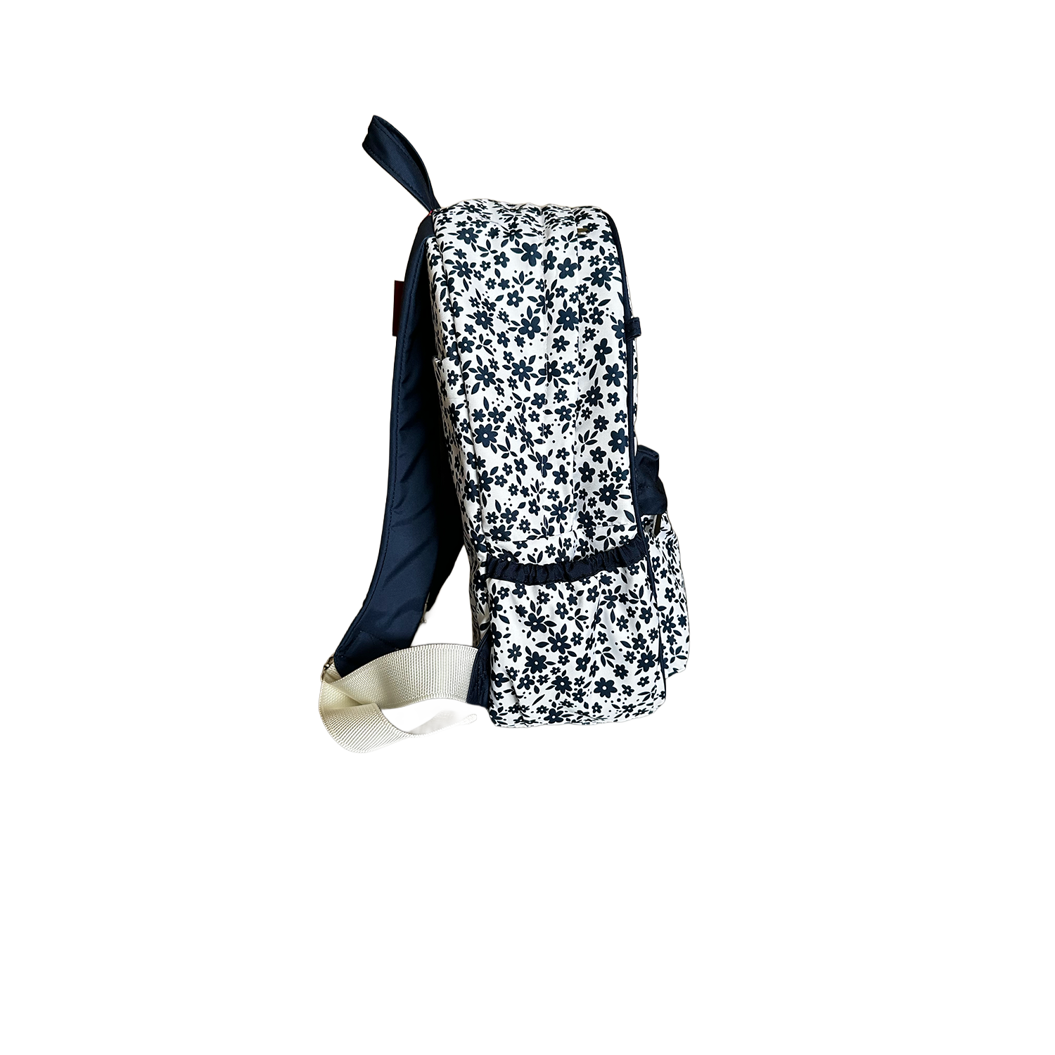 MOCHILA CLÁSICA FLORES AZULES