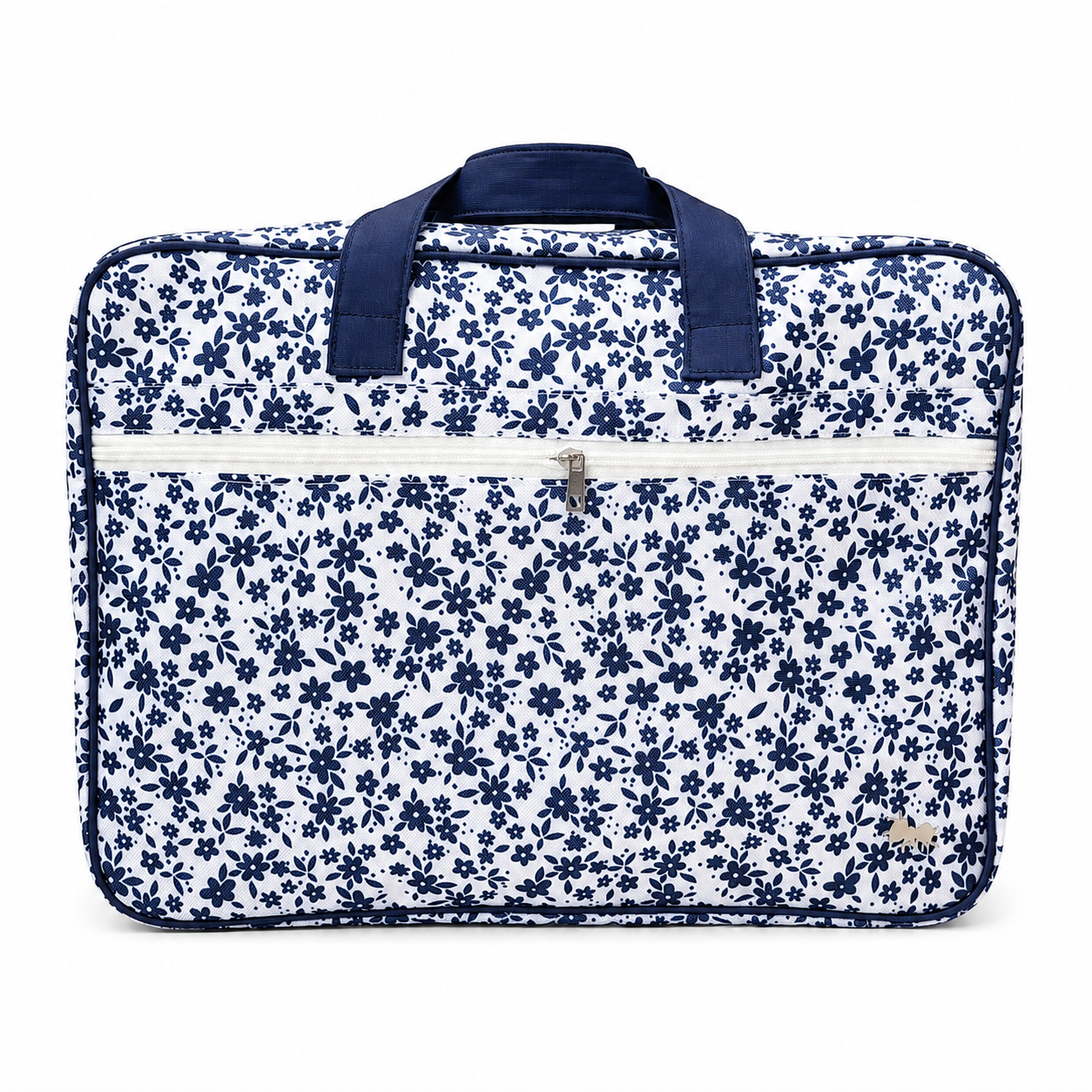 MALETA PARA FIN DE SEMANA FLORES AZULES