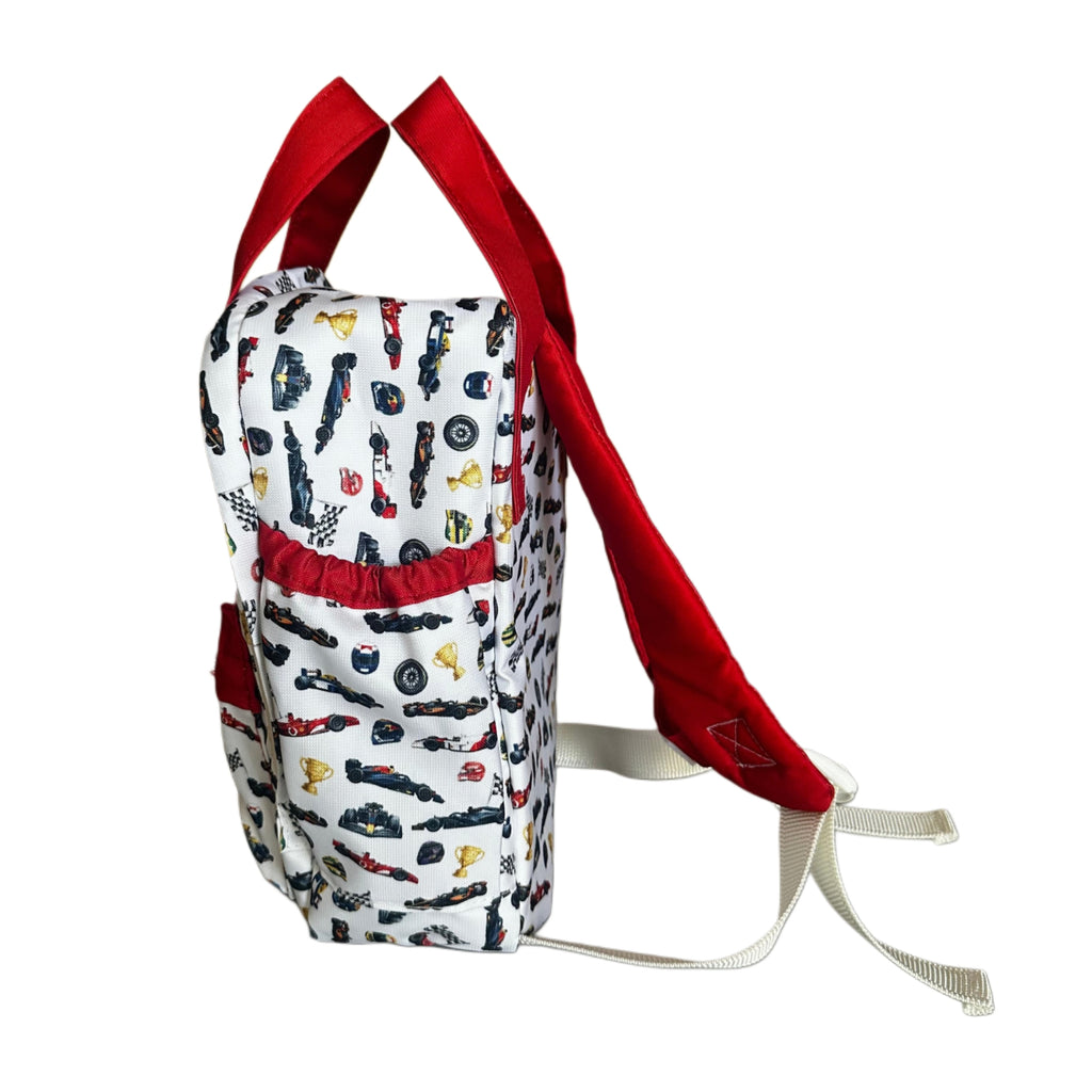 MI PRIMERA MOCHILA F1 BLANCO