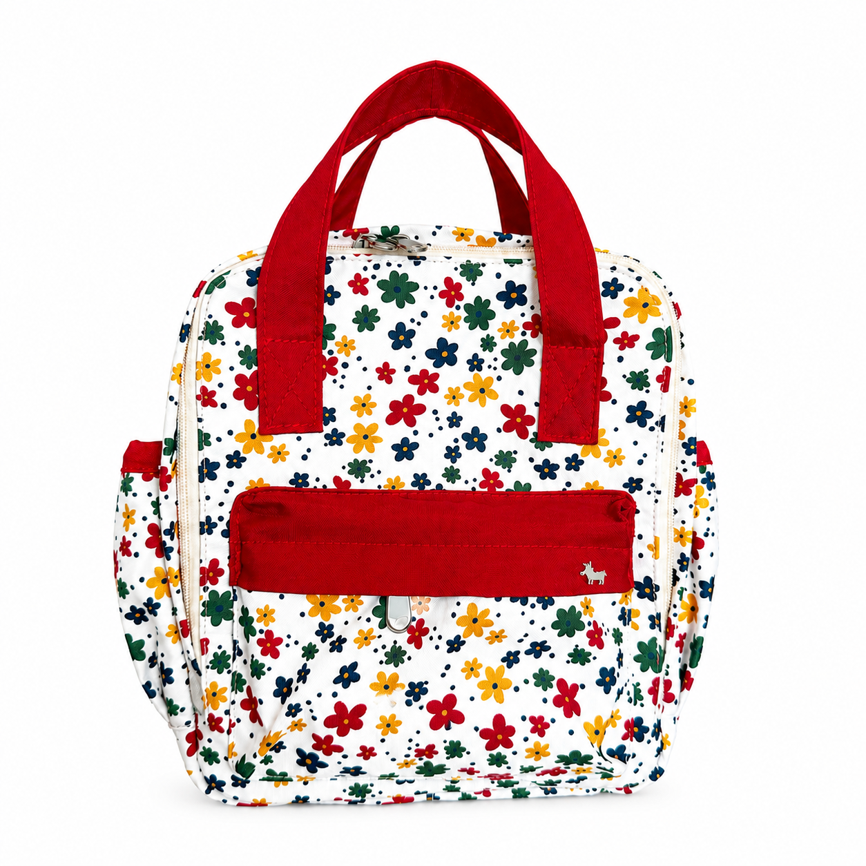 MI PRIMERA MOCHILA FLORES COLORIDAS
