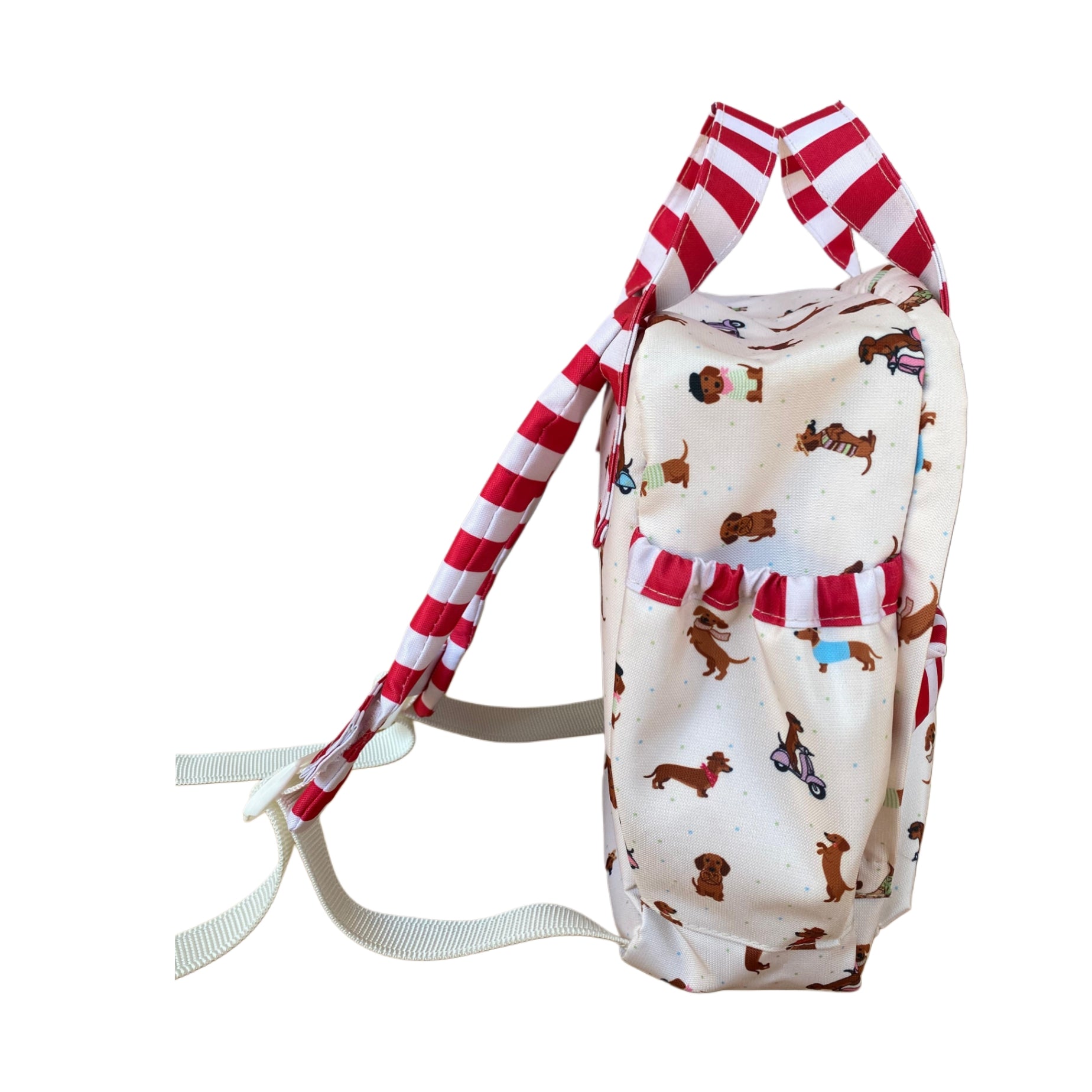 MI PRIMERA MOCHILA PERROS SALCHICHA NIÑA