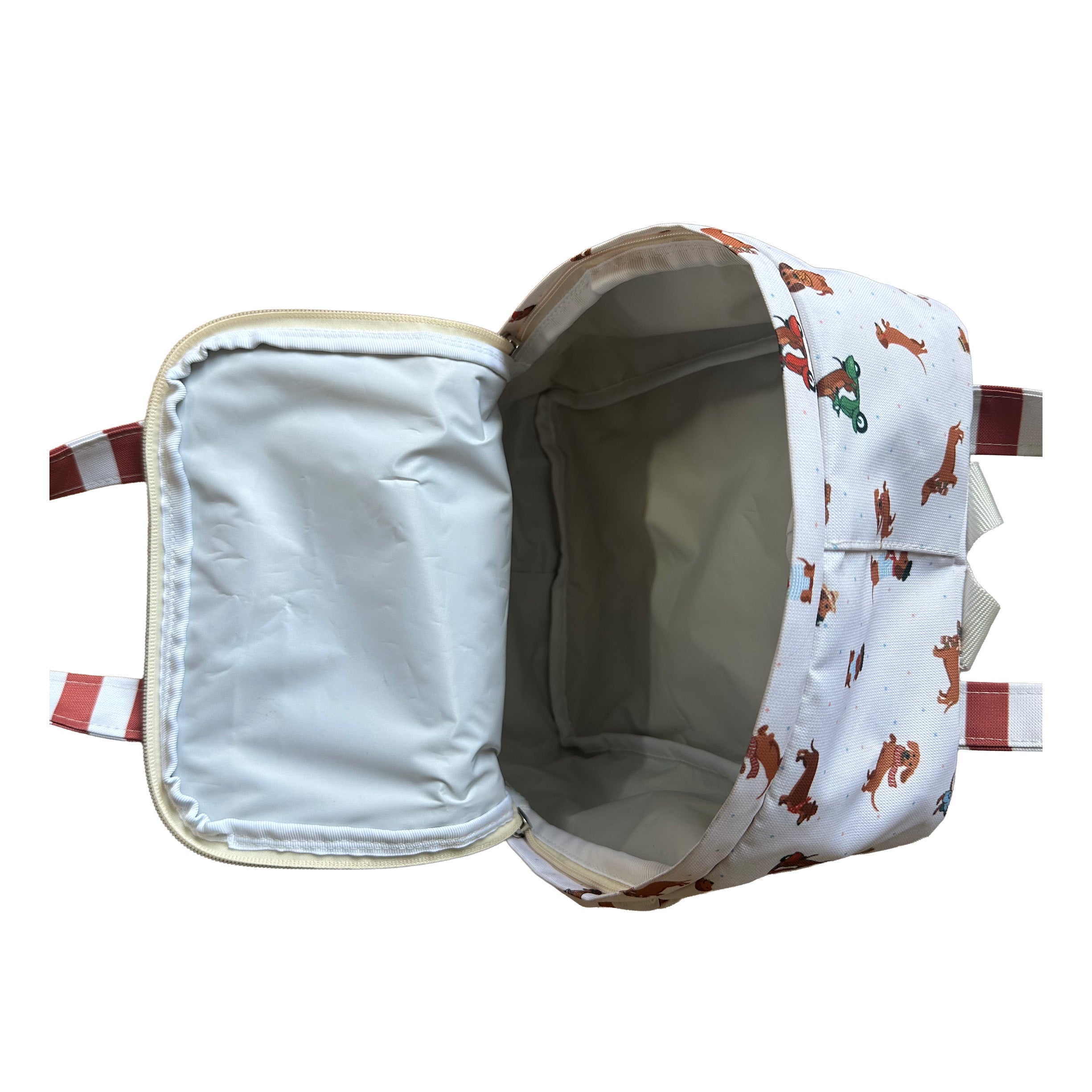 MI PRIMERA MOCHILA PERROS SALCHICHA UNISEX ROJO