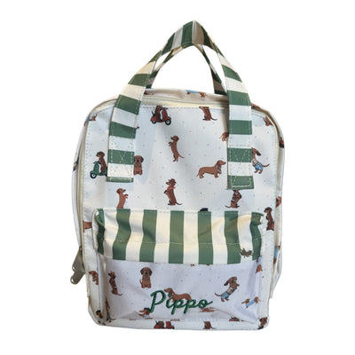 MI PRIMERA MOCHILA PERROS SALCHICHA NIÑO
