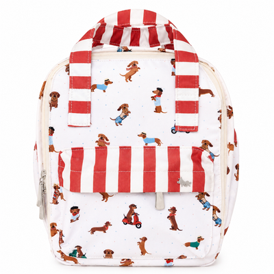 MI PRIMERA MOCHILA PERROS SALCHICHA UNISEX ROJO