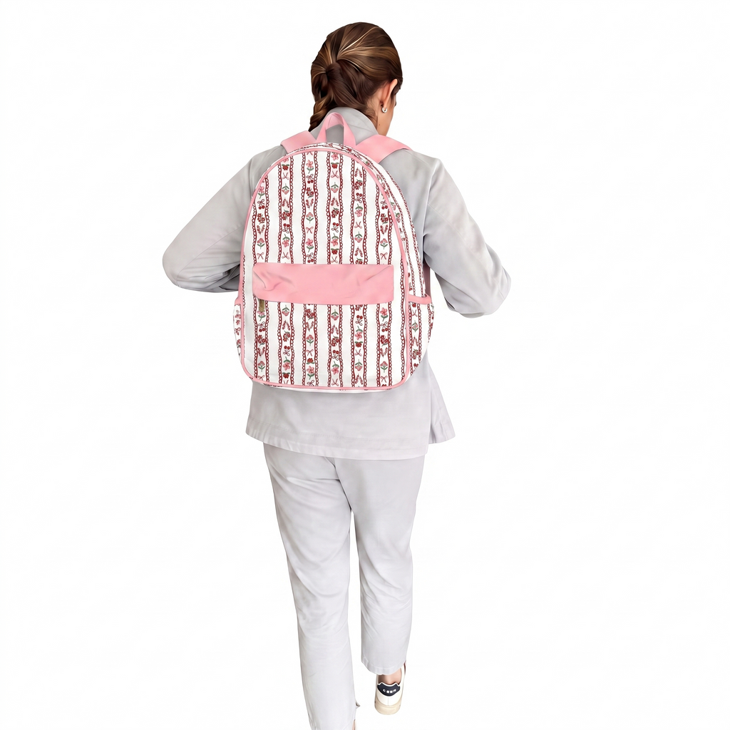 MOCHILA CLÁSICA FLORES