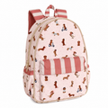 MOCHILA CLÁSICA PERROS SALCHICHA UNISEX ROJO