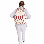 MOCHILA CLÁSICA PERROS SALCHICHA UNISEX ROJO
