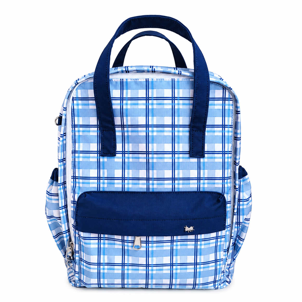 MOCHILA COOL PARA ESCUELA AJEDREZ AZUL