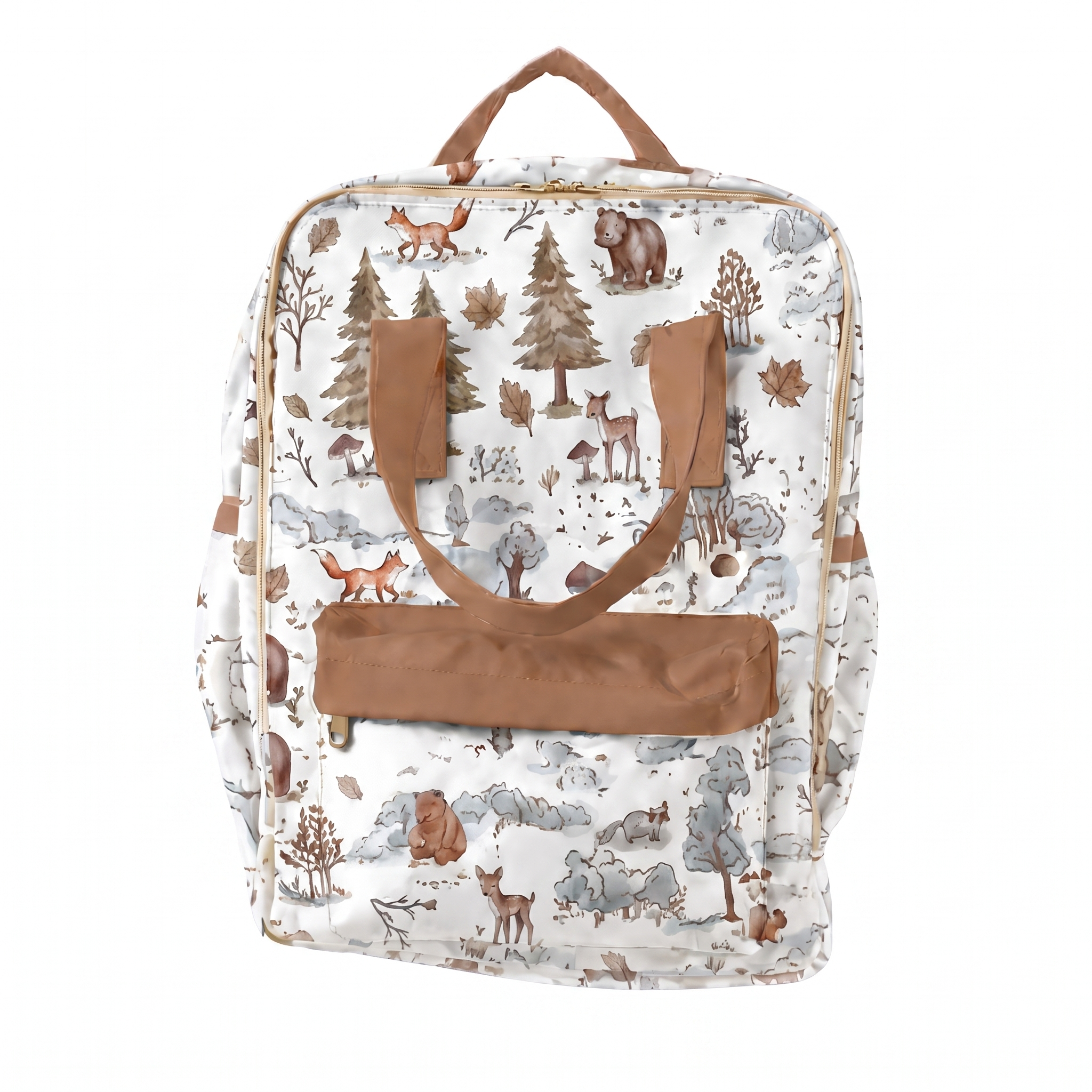 MOCHILA COOL PARA ESCUELA BOSQUE