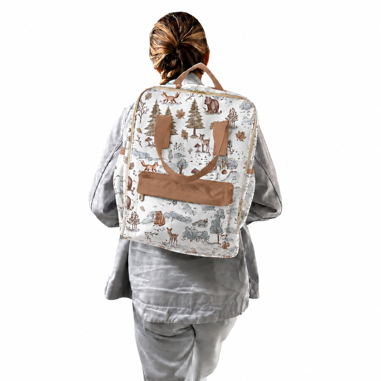 MOCHILA COOL PARA ESCUELA BOSQUE