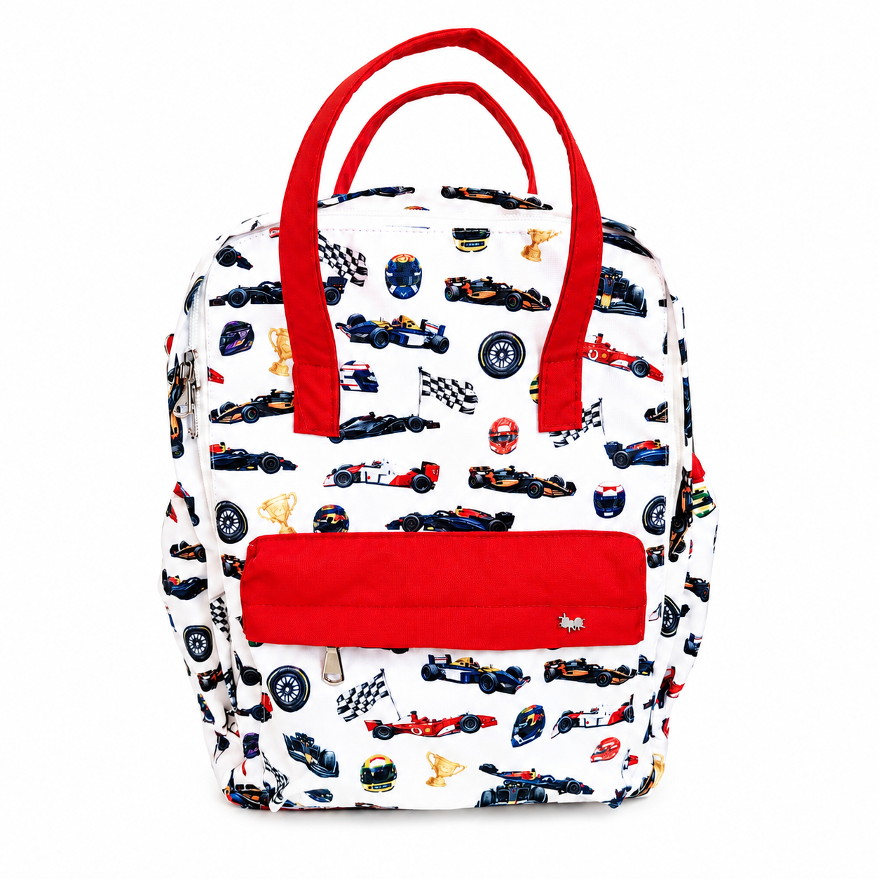 MOCHILA COOL PARA ESCUELA F1 BLANCA