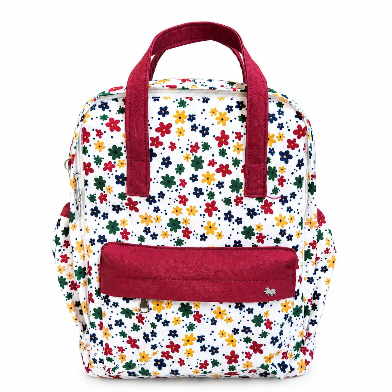 MOCHILA COOL PARA ESCUELA FLORES COLORIDAS
