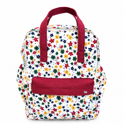 MOCHILA COOL PARA ESCUELA FLORES COLORIDAS