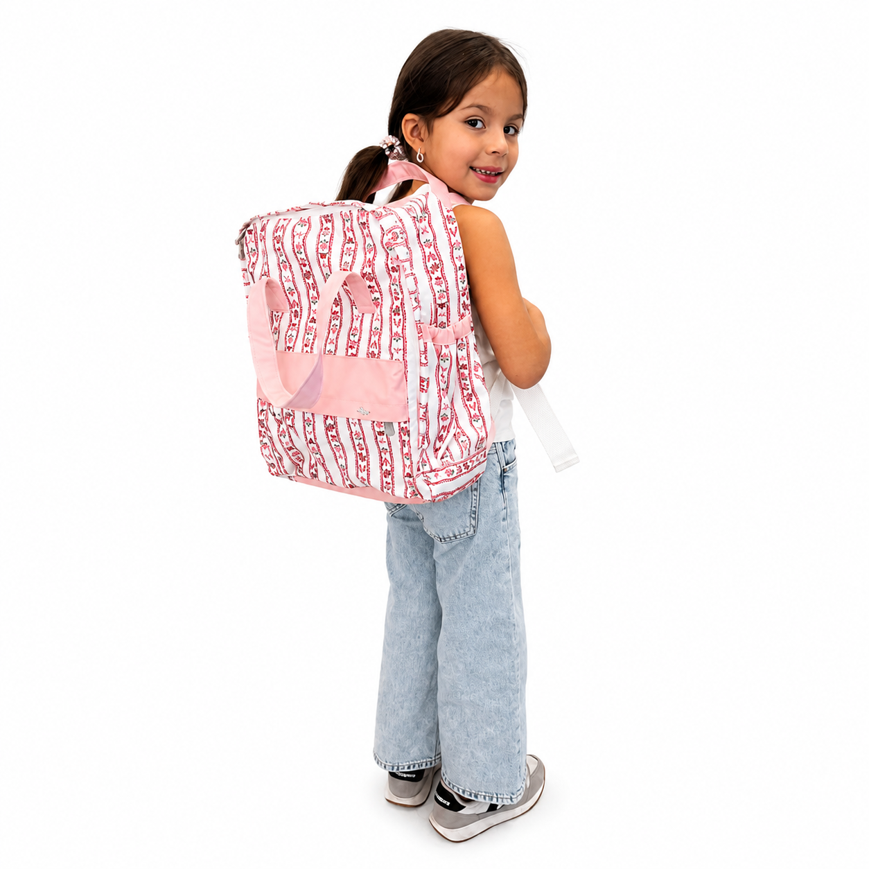 MOCHILA COOL PARA ESCUELA FLORES