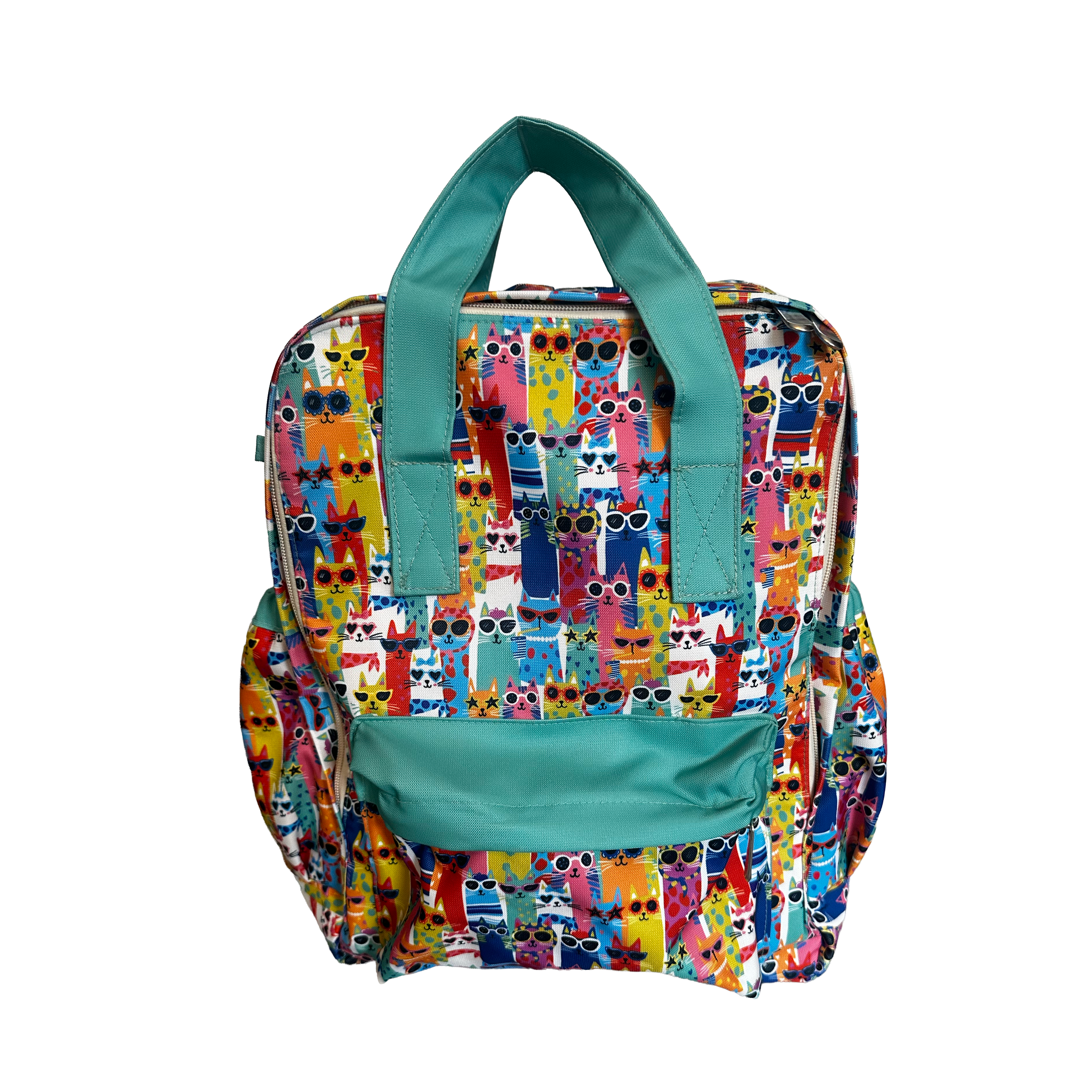 MOCHILA COOL PARA ESCUELA GATOS