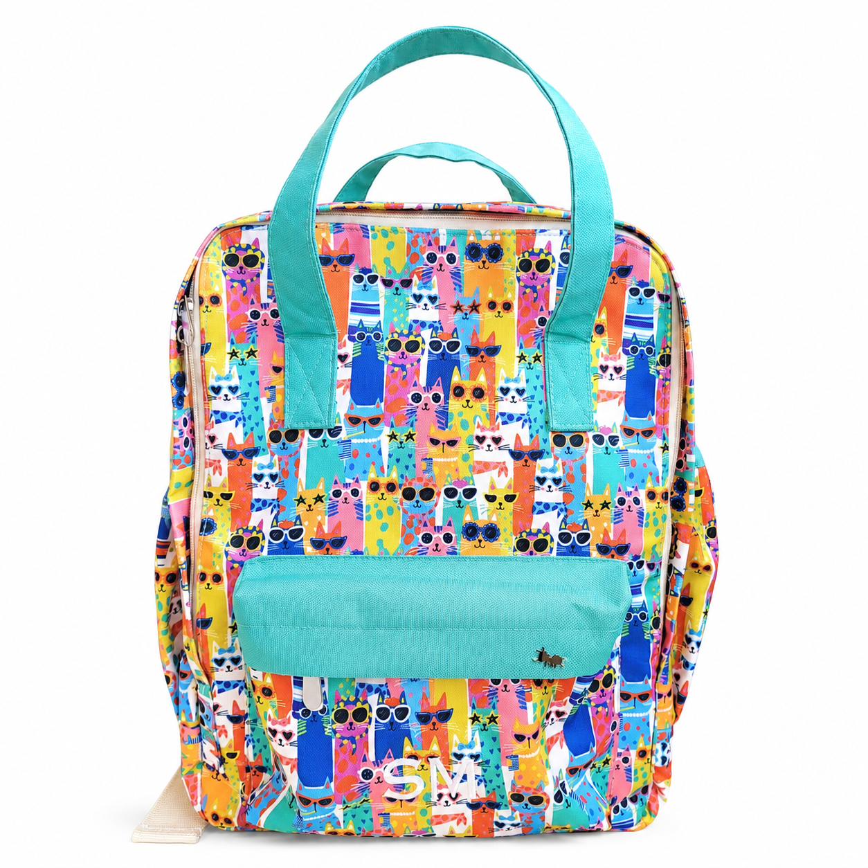 MOCHILA COOL PARA ESCUELA GATOS