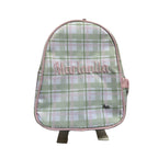 MOCHILA MINI BABY AJEDREZ VERDE