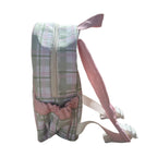 MOCHILA MINI BABY AJEDREZ VERDE