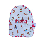 MOCHILA MINI BABY PERROS SALCHICHA NIÑA