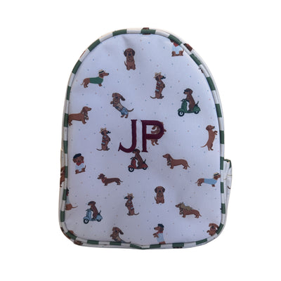 MOCHILA MINI BABY PERROS SALCHICHA NIÑO