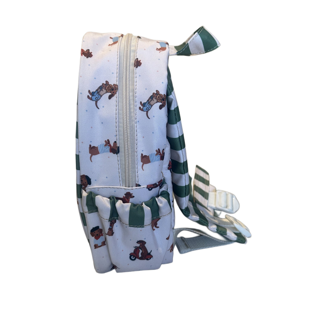 MOCHILA MINI BABY PERROS SALCHICHA NIÑO