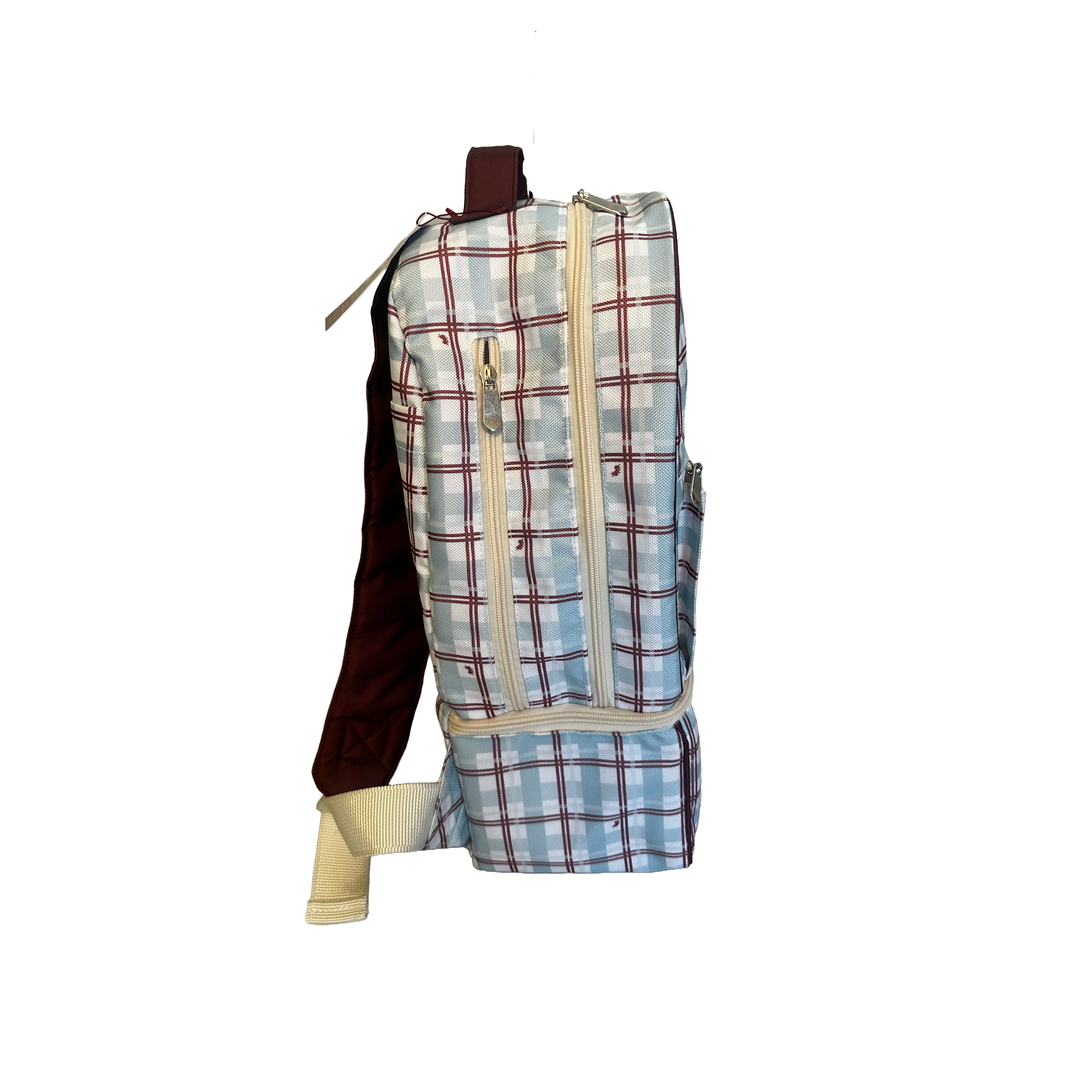 MOCHILA PAÑALERA IMPERMEABLE AJEDREZ OCTAVA