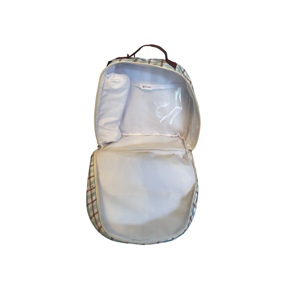 MOCHILA PAÑALERA IMPERMEABLE AJEDREZ OCTAVA