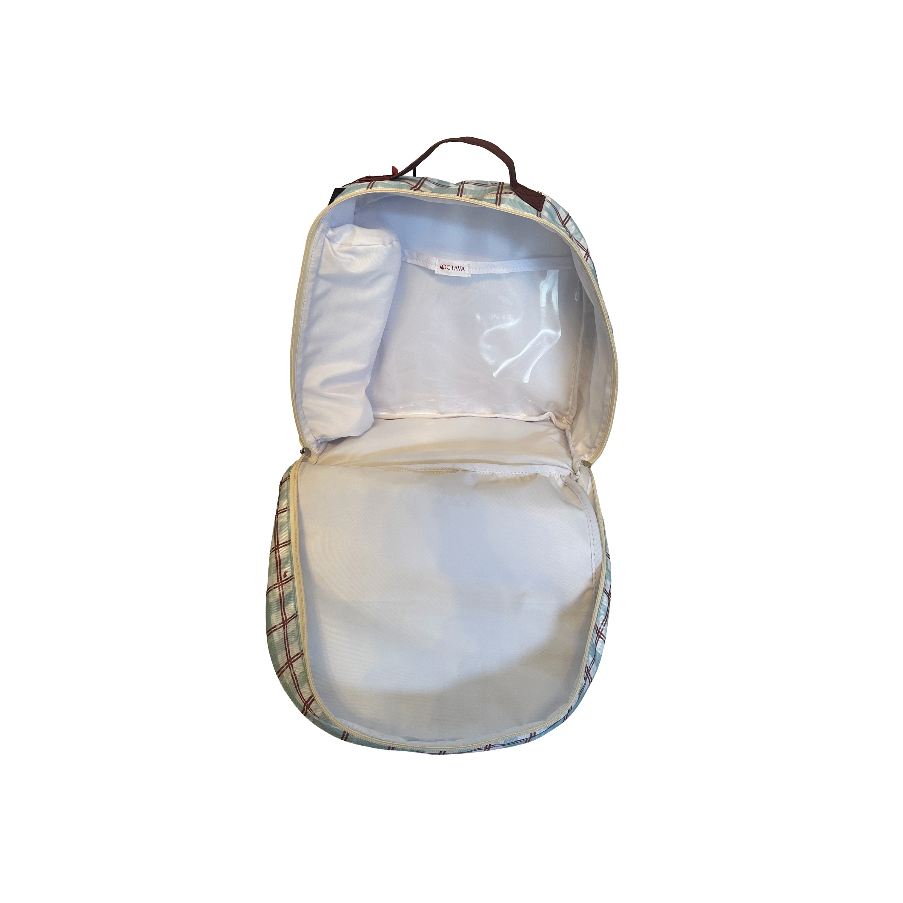 MOCHILA PAÑALERA IMPERMEABLE AJEDREZ OCTAVA