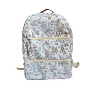 MOCHILA PAÑALERA IMPERMEABLE BOSQUE