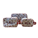 KIT 3 NECESERES OCTAVA CON ASA LATERAL