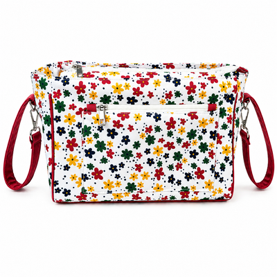 ORGANIZADOR PARA CARRIOLA FLORES COLORIDAS